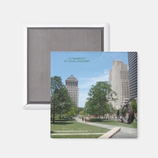 stadstuin magneet (Voorkant / Achterkant)