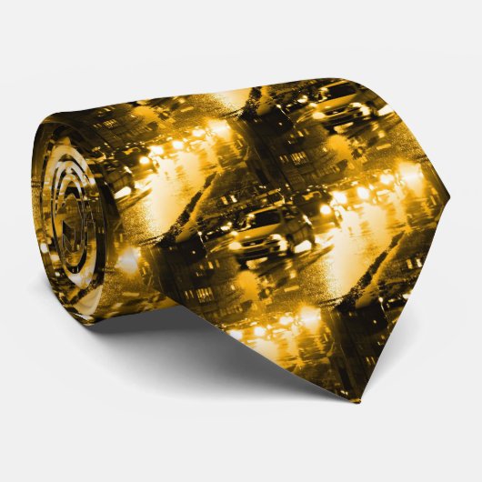 Stadsverkeer - Amber Stropdas (Opgerold)