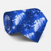 Stadsverkeer - Blauw Stropdas (Opgerold)