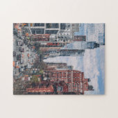 Stadsverkeer en Schilderachtig puzzels Jigzaag Puz (Horizontaal)