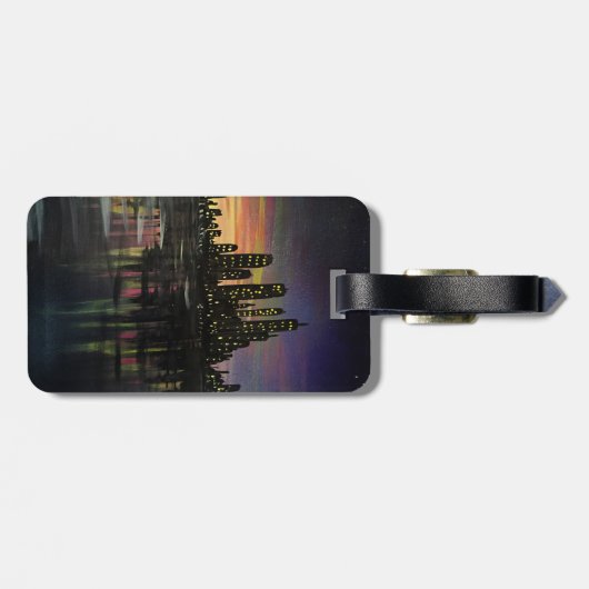 Stadsverlichting Bagagelabel (Achterkant horizontaal)