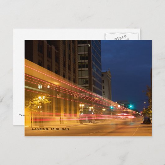 Stadsverlichting Briefkaart (Voorkant / Achterkant)