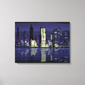 Stadsverlichting Canvas Afdruk (Voorkant)