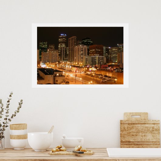 Stadsverlichting Poster (Keuken)