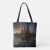 Stadsverlichting Tote Bag (Achterkant)