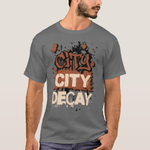 Stadsverval – Ruwe Urbane Graffiti Streetwear T-shirt