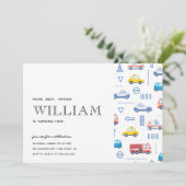 Stadsvervoer Vrachtwagen Tweede verjaardag Kaart (Staand voorkant)