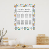 Stadsvervoer Vrachtwagen Tweede verjaardag Welkom Poster (Keuken)