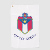 Stadsvlag Austin (Texas) Golfhanddoek (Voorkant)