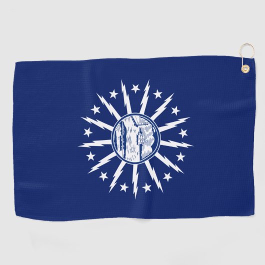 Stadsvlag Buffalo (New York) Golfhanddoek (Horizontaal)
