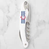 Stadsvlag Cincinnati (Ohio) Kurkentrekker (Achterkant)