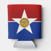Stadsvlag Dallas (Texas) Blikjeskoeler (Achterkant)