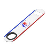 Stadsvlag Fort Lauderdale (Florida) Speed Flessenopener (Voorkant Gekanteld)