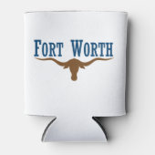 Stadsvlag Fort Worth (Texas) Blikjeskoeler (Voorkant)