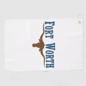 Stadsvlag Fort Worth (Texas) Golfhanddoek (Horizontaal)