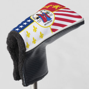 Stadsvlag in Detroit Golfheadcover