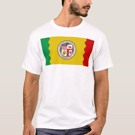 Stadsvlag Los Angeles T-shirt (Voorkant)