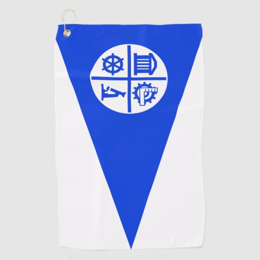 Stadsvlag Minneapolis (Minnesota) Golfhanddoek (Voorkant)