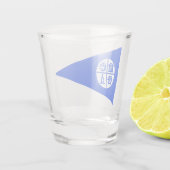 Stadsvlag Minneapolis Shot Glas (Achterkant)