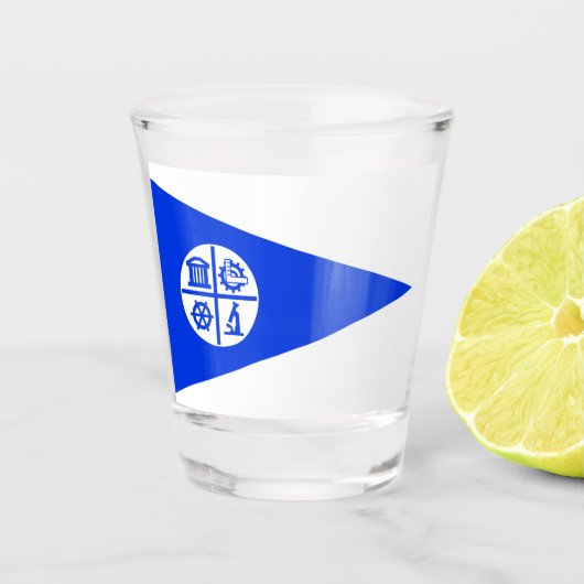Stadsvlag Minneapolis Shot Glas (Voorkant)