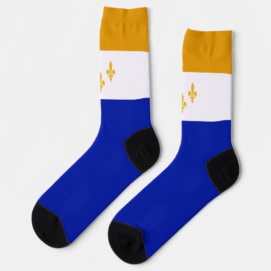 Stadsvlag New Orleans (Louisiana) Sokken (Links)