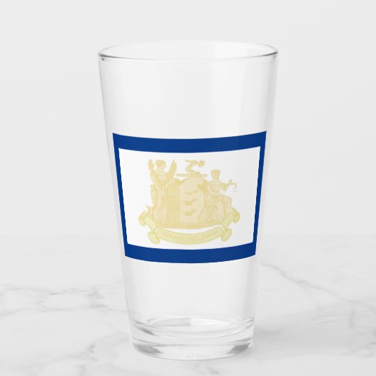 Stadsvlag Newark (New Jersey) Glas (Voorkant)
