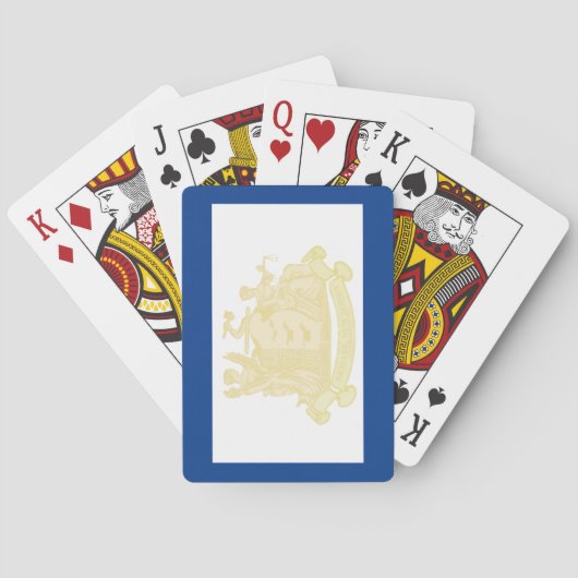 Stadsvlag Newark (New Jersey) Pokerkaarten (Achterkant)