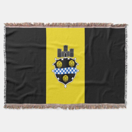 Stadsvlag Pittsburgh Deken (Voorkant)