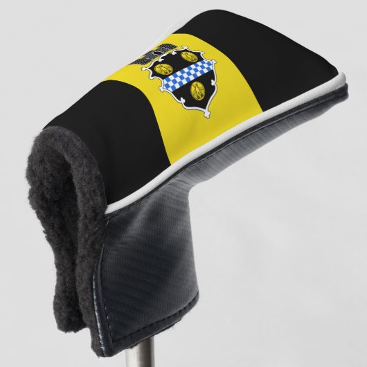 Stadsvlag Pittsburgh Golfheadcover (3/4 voorkant)