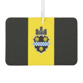 Stadsvlag Pittsburgh Luchtverfrisser (Achterkant)