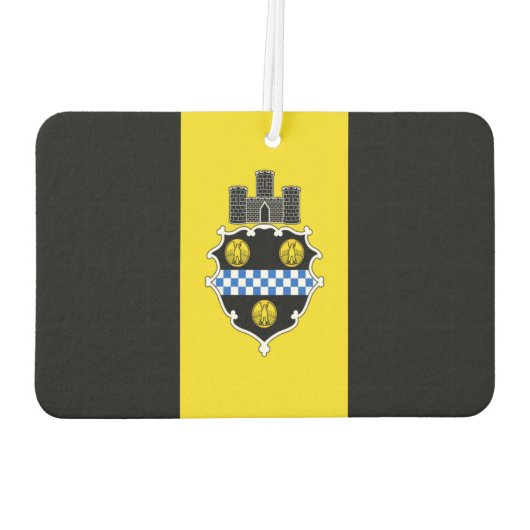 Stadsvlag Pittsburgh Luchtverfrisser (Achterkant)