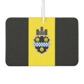 Stadsvlag Pittsburgh Luchtverfrisser (Voorkant)