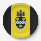 Stadsvlag Pittsburgh Papieren Bordje (Voorkant)