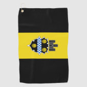 Stadsvlag Pittsburgh (Pennsylvania) Golfhanddoek (Voorkant)
