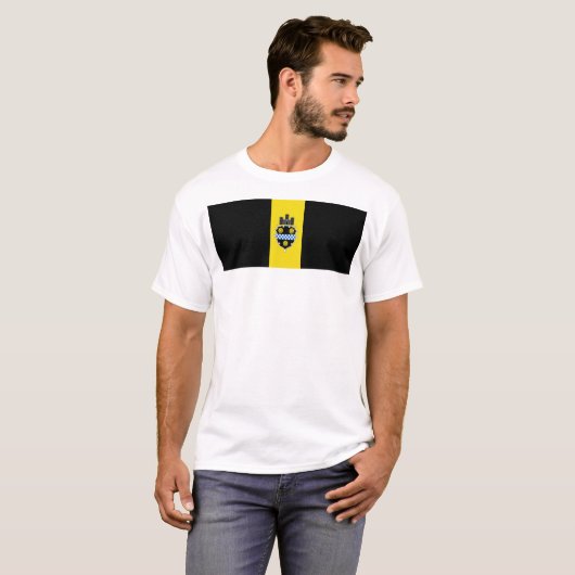 Stadsvlag Pittsburgh T-shirt (Voorkant volledig)