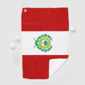 Stadsvlag Raleigh (North Carolina) Golfhanddoek (Insitu)