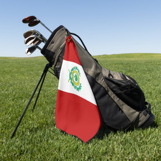 Stadsvlag Raleigh (North Carolina) Golfhanddoek (Groen)