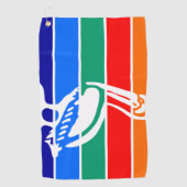 Stadsvlag Sint-Petersburg (Florida) Golfhanddoek (Voorkant)