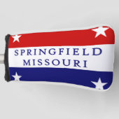 Stadsvlag Springfield (Missouri) Golfheadcover (Voorkant)