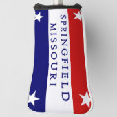 Stadsvlag Springfield (Missouri) Golfheadcover (Draai 90)