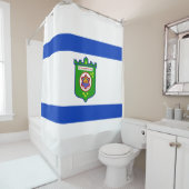 Stadsvlag Tel Aviv (Israël) Douchegordijn (In situ)