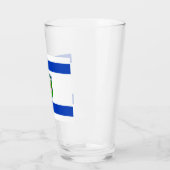 Stadsvlag Tel Aviv (Israël) Glas (Links)