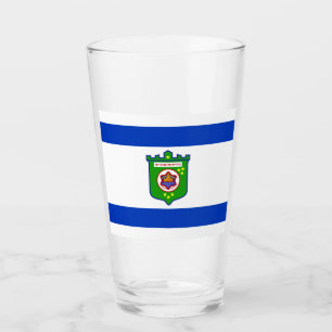Stadsvlag Tel Aviv (Israël) Glas