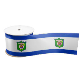 Stadsvlag Tel Aviv (Israël) Satijnen Lint