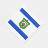 Stadsvlag Tel Aviv (Israël) Servet (Hoek)