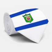 Stadsvlag Tel Aviv (Israël) Stropdas (Opgerold)