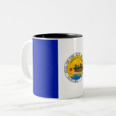 Stadsvlag Toledo Tweekleurige Koffiemok (Voorkant links)