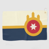 Stadsvlag Tulsa (Oklahoma) Golfhanddoek (Horizontaal)