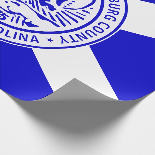 Stadsvlag van Charlotte (North Carolina) Cadeaupapier (Hoek)