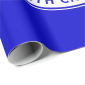 Stadsvlag van Charlotte (North Carolina) Cadeaupapier (Rol Hoek)